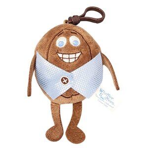Bearington Collection Whiffer Sniffers Cocoa Yolko Scented Plush Backpack Clip